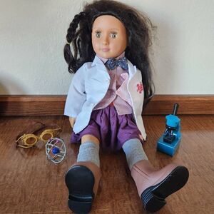 Battat Doll Bianca Arabic Scientist Inventor Professional young girls toy